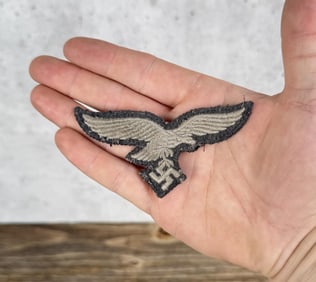 WW2 German Luftwaffe NCO Breast Eagle Patch