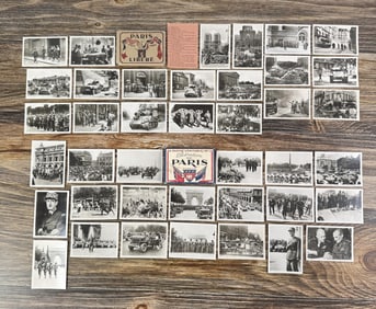 WW2 Paris Liberation Photograph Cards