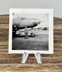 WW2 Bomber Airplane Plane Nose Art Photo