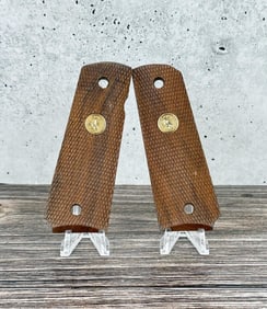 Factory Colt 1911 Checkered Grips