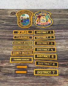 Collection of American Police Department Patches