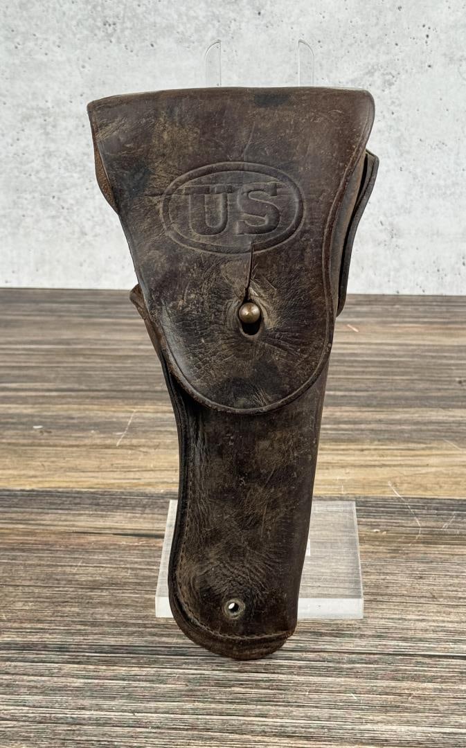 WW2 US Army Colt 1911 Pistol Holster: Marked Milwaukee Saddlery Co 1944.