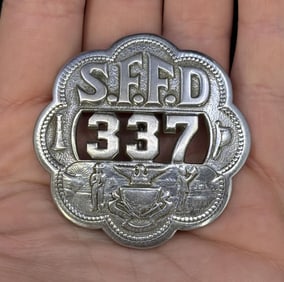 San Francisco California Fire Department Badge