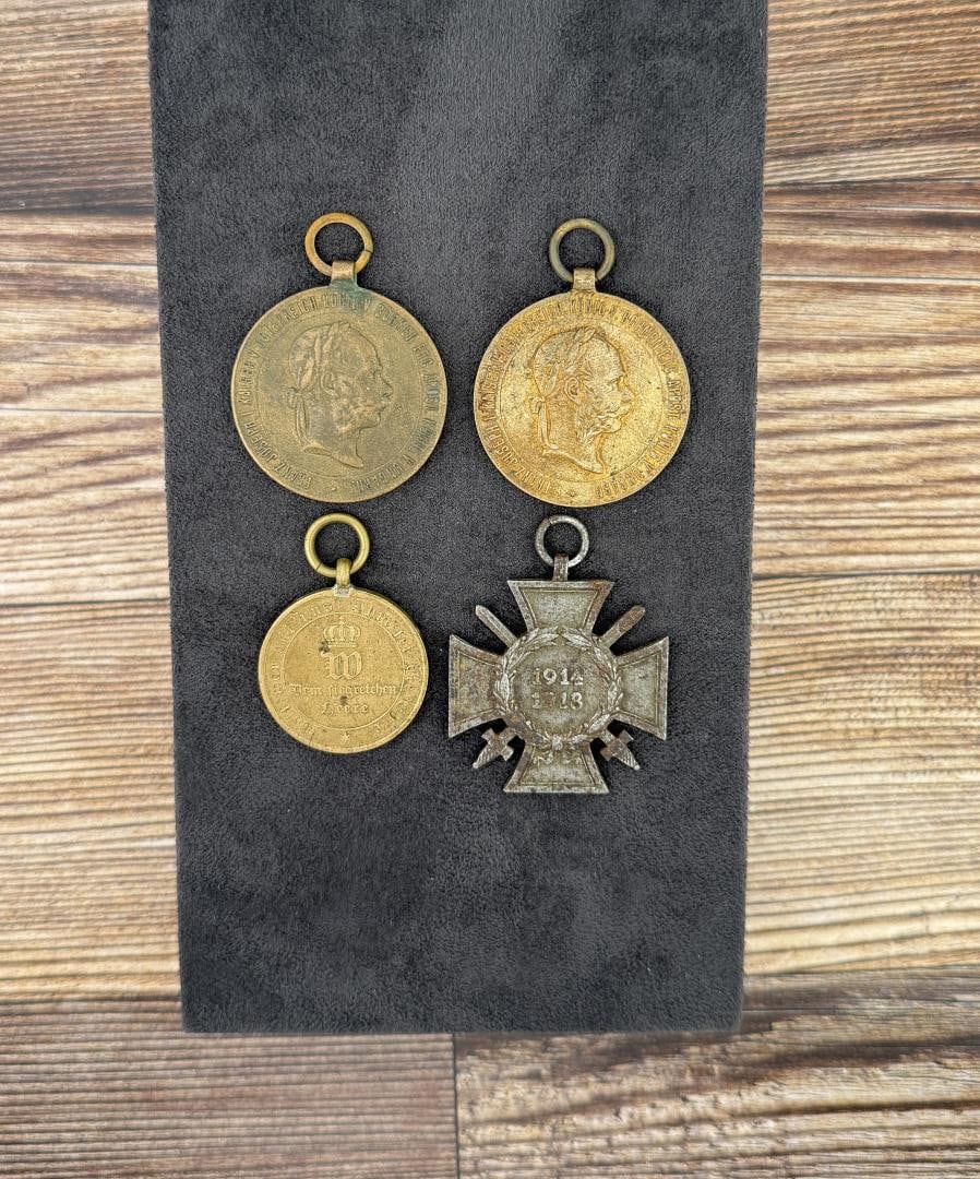 Group of Antique German Military Medals: Nice grouping. Medals are from the Franco-Prussian War to WW1.
