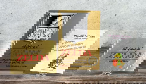 Nintendo NES Legend Of Zelda Video Game Box