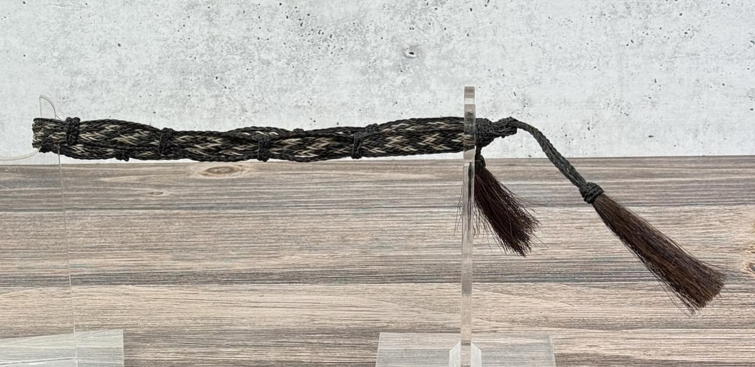 Deer Lodge Prison Montana Horsehair Hat Band: Nice example.