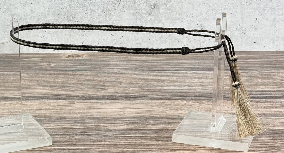 Deer Lodge Prison Montana Horsehair Hat Band: Nice example.