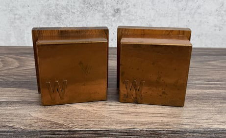 Dirk Van Erp Arts & Crafts Copper Bookends