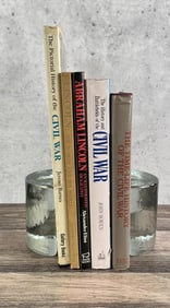 Group of Civil War and Abe Lincoln History Books