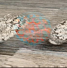 Millefiori Art Glass Paperweight