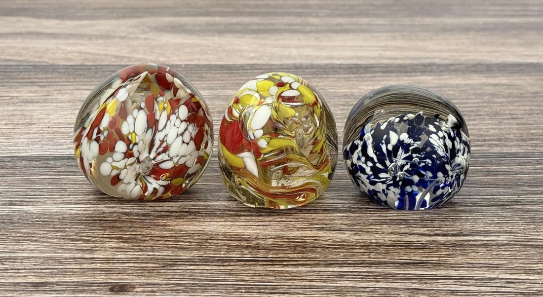 Group Of Murano Art Glass Paperweights (1 of 8)