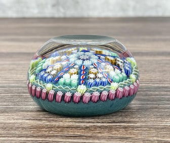 Perthshire Millefiori Art Glass Paperweight