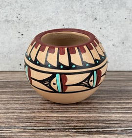 Gachupin Jemez Pueblo Seed Pot