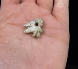 Ancient Native American Indian Stone Earring