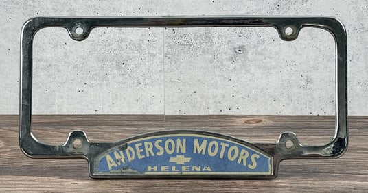 Anderson Motors Helena Montana License Plate Frame