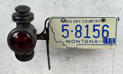 Ford Model T Kerosene Lamp License Plate Bracket