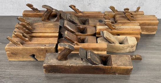 Collection Of Antique Wood Planes