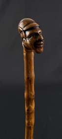 Antique Ottoman Empire Horse Jockey Walking Stick