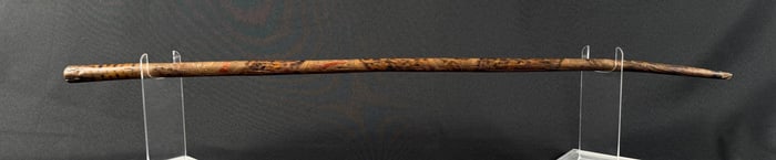 Spanish American War Folk Art Carved Cane