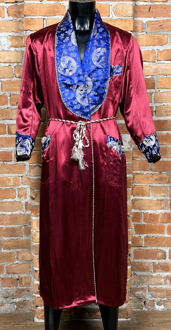 Vintage Japanese Silk Smoking Robe (1 of 12)