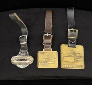 Collection of Construction Equipment Watch Fobs