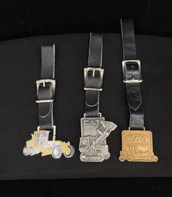 Collection of CAT Caterpillar Watch Fobs