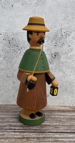 Erzgebirge German Smoker Woodsman Figurine