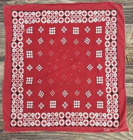Antique Montana Colorfast Cowboy Bandana