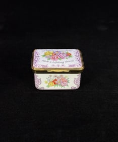 Halcyon Days Enamels Trinket Box
