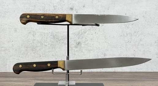 Pair of Antique Kitchen Chefs Knives