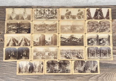 Collection of Antique Underwood Stereoviews