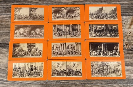 Antique Underwood Fresco Painting Stereoviews