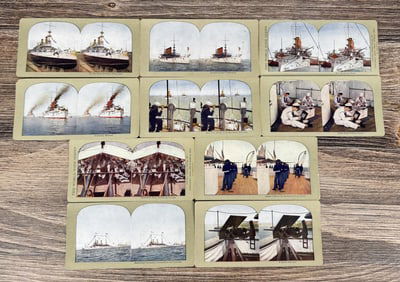 Group Of US Navy Stereoviews
