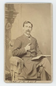 Reverend Thomas N Lord Dover Maine CDV Photo