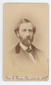 Reverend Edward Fairbanks Vermont CDV Photo