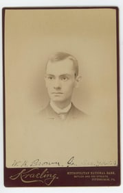 W.H. Brown General Secretary YMCA Cabinet Photo