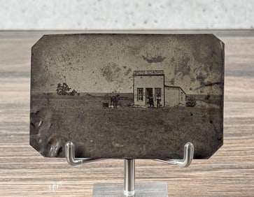 Chicago Store Frontier Tintype Photo