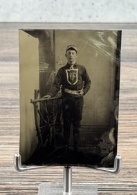 Volunteer Fireman Occupational Tintype Photo