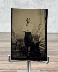Baseball Player Occupational Tintype Photo
