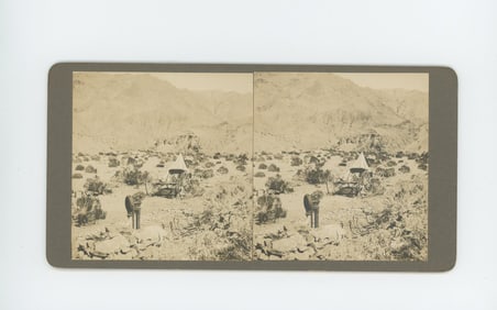 Prospector Camp Death Valley California Stereoview