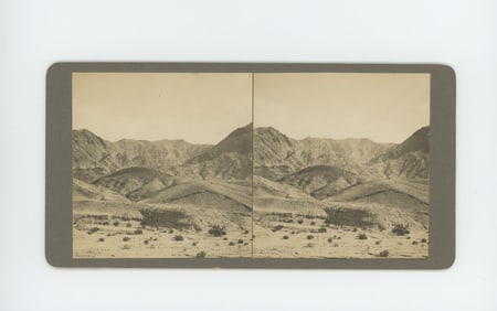 Gold Basin Death Valley California Stereoview