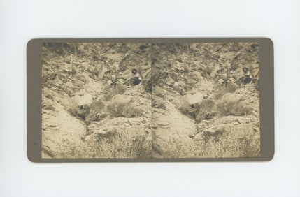 Gold Basin Death Valley California Stereoview