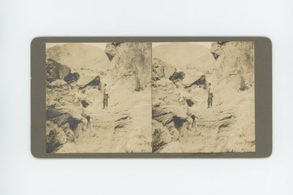 Gold Basin Death Valley California Stereoview