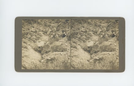 Gold Basin Death Valley California Stereoview