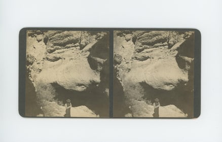 Scott Cave Death Valley California Stereoview