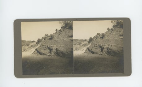 Gold Mining Death Valley California Stereoview