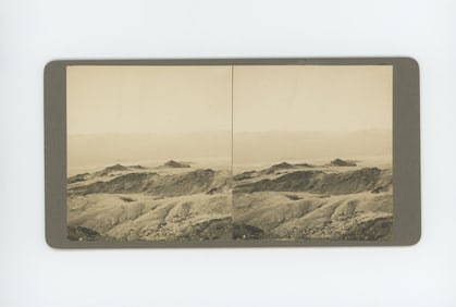 Fork Hills Death Valley California Stereoview