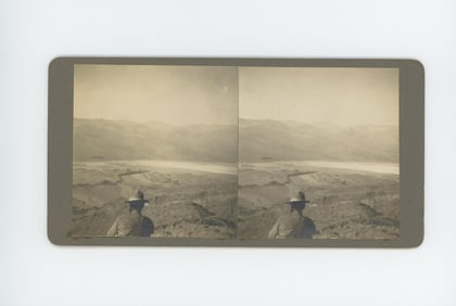 Death Valley California Gold Mining Stereoview