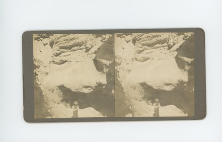 Gold Mining Death Valley California Stereoview