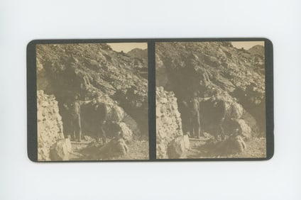 California Gold Miners Death Valley Stereoview